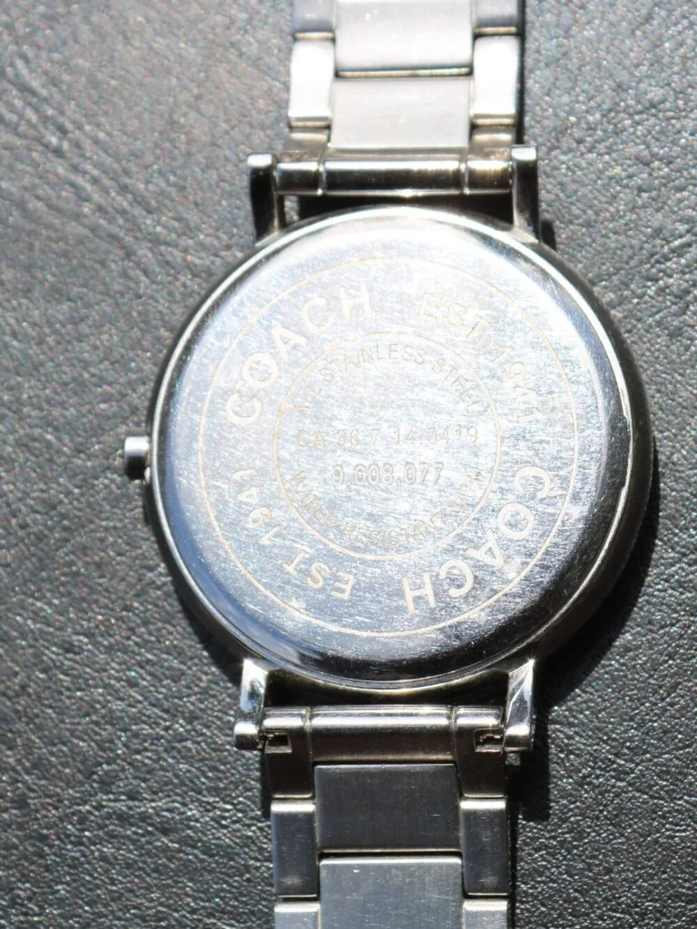 Coach Poppy Signature Graffiti Bracelet Watch